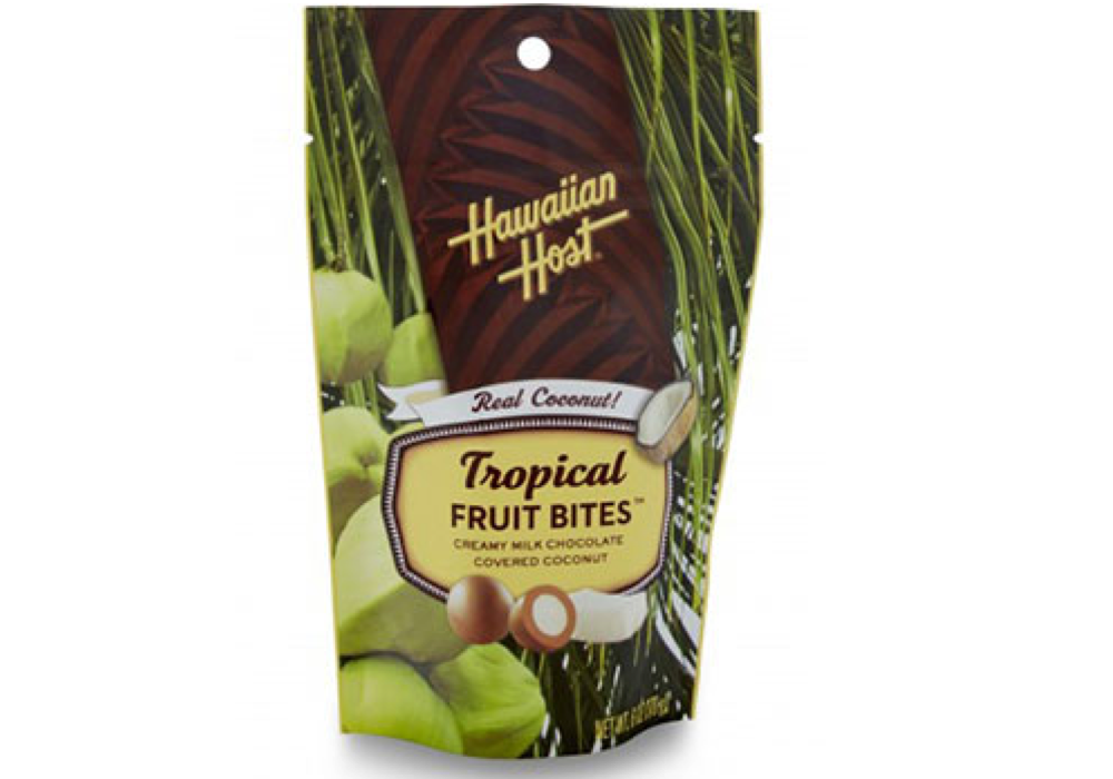 Tropical Fruit Bites Milk Chocolate Coconut